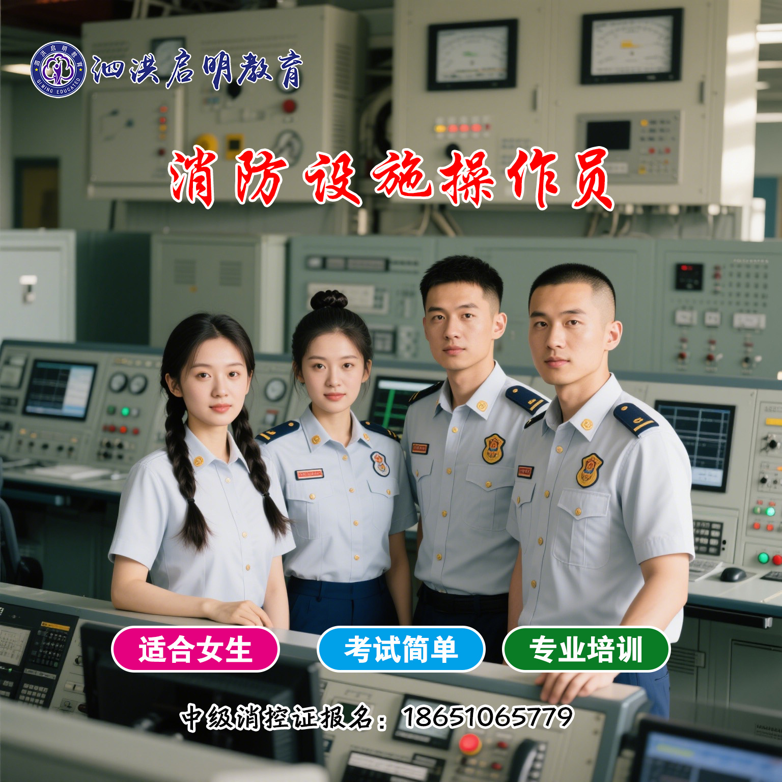 泗洪中级消控证报名